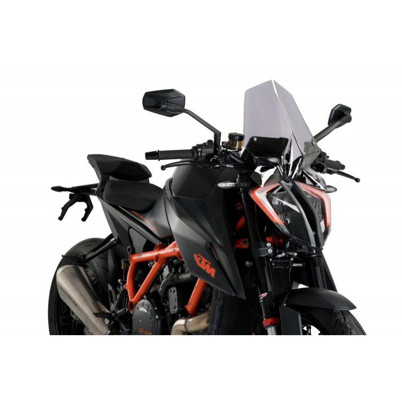 PUIG TOURING NEW GENERATION WINDSCREEN KTM 1290 SUPER DUKE R 2021-2024, LIGHT SMOKE