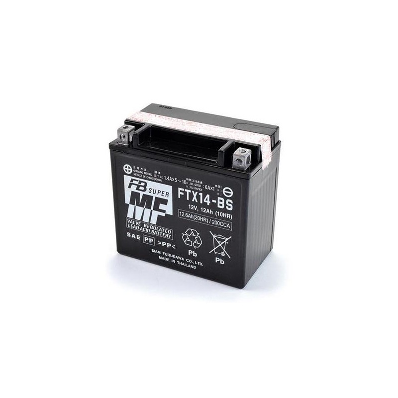 FURUKAWA FTX14-BS BATTERIE OHNE WARTUNG MIT SÄURE MITGELIEFERT APRILIA RSV 1000 1998-2000