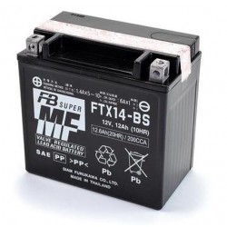 BATTERIA FURUKAWA FTX14-BS SENZA MANUTENZIONE CON ACIDO A CORREDO BUELL XB12S LIGHTNING