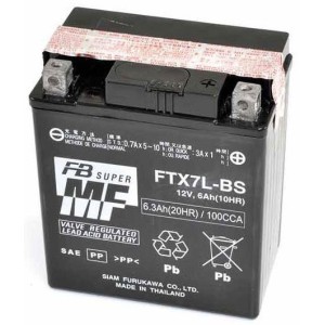 PRE-CHARGED SEALED BATTERY FURUKAWA FTX7L-BS HONDA HORNET 600 2003-2004