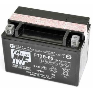 VORGELADENER VERSIEGELTER AKKU FURUKAWA FTX9-BS KAWASAKI Z 750 2007-2012