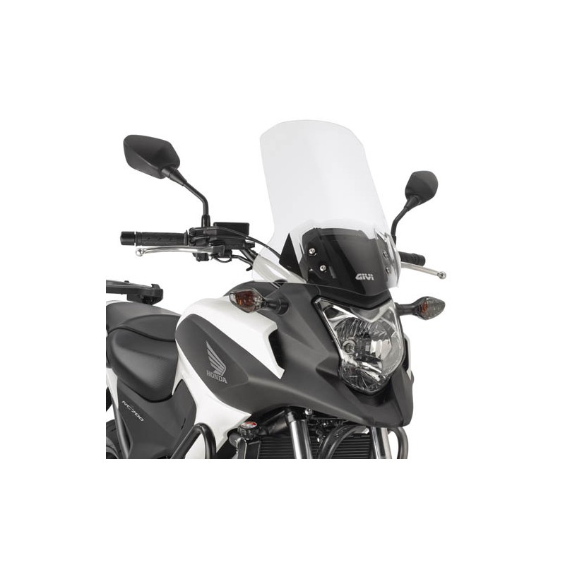 WINDSHIELD GIVI HONDA NC 700 X 2012-2013, NC 750 X 2014-2015, TRANSPARENT