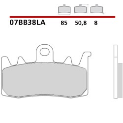 PASTILLAS DE FRENO DELANTERAS SINTERIZADAS BREMBO APRILIA CAPONORD 1200 RALLY 2015-2017 (COMPOUND LA)