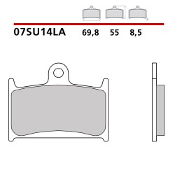 BREMBO SINTERED BRAKE FRONT PADS SET TRIUMPH SPEED TRIPLE 955 1999-2001 (LA COMPOUND)