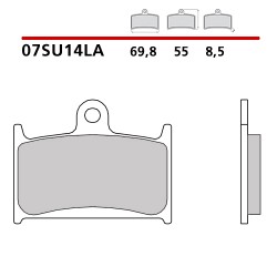 SET PASTIGLIE FRENO ANTERIORI SINTERIZZATE BREMBO TRIUMPH SPEED TRIPLE 955 2002-2004 (MESCOLA LA)