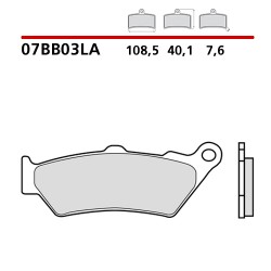 BREMBO SINTERED BRAKE FRONT PADS SET BMW F 750 GS 2018-2020 (LA COMPOUND)