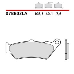 BREMBO SINTERED BRAKE FRONT PADS SET KTM 690 ENDURO R 2021-2023 (LA COMPOUND)