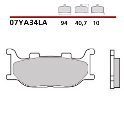 SET PASTIGLIE FRENO ANTERIORI SINTERIZZATE BREMBO YAMAHA MT-03 2006-2013 (MESCOLA LA)
