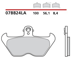 PASTILLAS DE FRENO DELANTERAS SINTERIZADAS BREMBO BMW R 1100 RS 1993, K 1100 LT, K 1100 RS (COMPOUND LA)