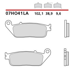 PASTILLAS DE FRENO DELANTERAS SINTERIZADAS BREMBO HONDA CB 500 X 2019-2020 (COMPOUND LA)