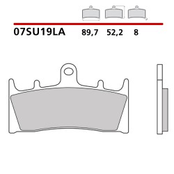 BREMBO SINTERED BRAKE FRONT PADS SET KAWASAKI ZX-6R 1998-1999 (LA COMPOUND)