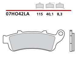 SET VORDERER SINTER BREMSBELÄGE BREMBO HONDA VARADERO 1000 1999-2002 (LA COMPOUND)