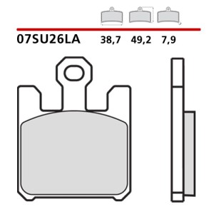 SET VORDERER SINTER BREMSBELÄGE BREMBO KAWASAKI ZX-10R 2006-2007 (LA COMPOUND)