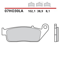 SET PASTIGLIE FRENO ANTERIORI SINTERIZZATE BREMBO HONDA HORNET 600 2002 (MESCOLA LA)