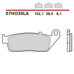 SET PASTIGLIE FRENO ANTERIORI SINTERIZZATE BREMBO HONDA HORNET 600 2007-2010 (MESCOLA LA)