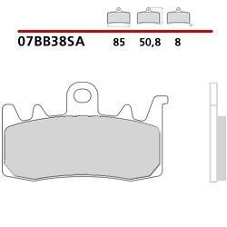 PASTILLAS DE FRENO DELANTERAS SINTERIZADAS BREMBO APRILIA CAPONORD 1200 2013-2017 (COMPOUND SA)