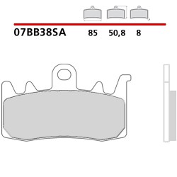 SET PASTIGLIE FRENO ANTERIORI SINTERIZZATE BREMBO DUCATI SCRAMBLER CAFE RACER 2017-2018 (MESCOLA SA)