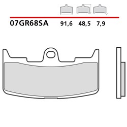 PASTILLAS DE FRENO DELANTERAS SINTERIZADAS BREMBO BUELL XB12S LIGHTNING 2004-2008 (COMPOUND SA)