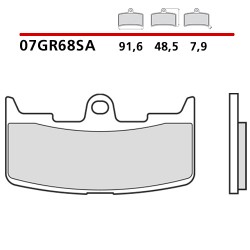 SET VORDERER SINTER BREMSBELÄGE BREMBO BUELL XB9S LIGHTNING (SA COMPOUND)
