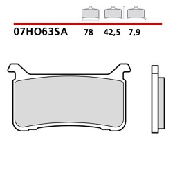 SET PASTIGLIE FRENO ANTERIORI SINTERIZZATE BREMBO HONDA CBR 1000 RR 2017-2019 (MESCOLA SA)