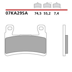 BREMBO SINTERED BRAKE FRONT PADS SET KAWASAKI ZX-6R 636 2013-2015 (SA COMPOUND)