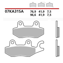 BREMBO SINTERED BRAKE FRONT PADS SET KAWASAKI Z 400 2019-2020 (SA COMPOUND)