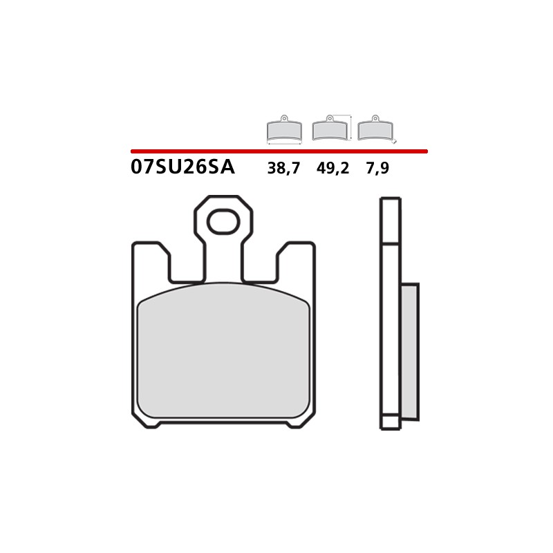 SET PASTIGLIE FRENO ANTERIORI SINTERIZZATE BREMBO KAWASAKI ZX-6R 636 2003-2004 (MESCOLA SA)