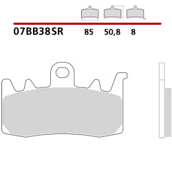 PASTILLAS DE FRENO DELANTERAS SINTERIZADAS BREMBO APRILIA CAPONORD 1200 2013-2017 (COMPOUND SR)