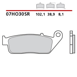 SET PASTIGLIE FRENO ANTERIORI SINTERIZZATE BREMBO KAWASAKI NINJA 650 2017-2019 (MESCOLA SR)