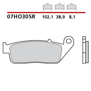 BREMBO SINTERED FRONT PADS SET KAWASAKI VERSYS 650 2021 (SR COMPOUND)