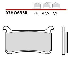 SET PASTIGLIE FRENO ANTERIORI SINTERIZZATE BREMBO HONDA CBR 1000 RR 2017-2019 (MESCOLA SR)