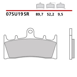 SET PASTIGLIE FRENO ANTERIORI SINTERIZZATE BREMBO SUZUKI GSX-R 750 1996-1997 (MESCOLA SR)