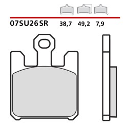SET PASTIGLIE FRENO ANTERIORI SINTERIZZATE BREMBO KAWASAKI ZX-6R 636 2003-2004 (MESCOLA SR)