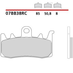 BREMBO CARBON CERAMIC BRAKE FRONT PADS SET APRILIA RS 660 2020-2024 (RC COMPOUND)