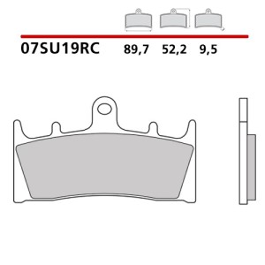 BREMBO CARBON CERAMIC BRAKE FRONT PADS SET KAWASAKI ZX-9R 1998-1999 (RC COMPOUND)