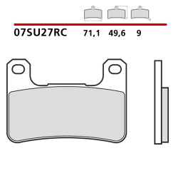 BREMBO CARBON CERAMIC BRAKE FRONT PADS SET KAWASAKI NINJA 1000 SX 2020 (RC COMPOUND)