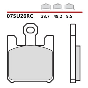 BREMBO CARBON CERAMIC BRAKE FRONT PADS SET KAWASAKI ZX-6RR 600 2005-2006 (RC COMPOUND)