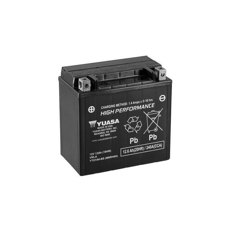 BATERIA DE ALTA POTENCIA SELLADA PRECARGADA YUASA YTX14H BMW R 1250 GS 2021-2024