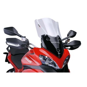 PUIG TOURING PLUS WINDSCHUTZSCHEIBE DUCATI MULTISTRADA 1200 S 2013-2014, LEICHTER RAUCH