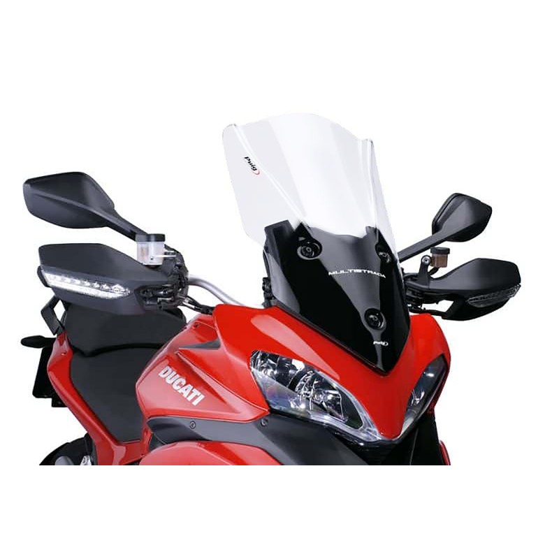 PUIG TOURING PLUS WINDSCREEN DUCATI MULTISTRADA 1200 2013-2014, TRANSPARENT