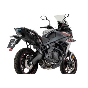 IMPIANTO DI SCARICO COMPLETO ARROW RACE-TECH KAWASAKI VERSYS 650 2022-2024 (EURO 5), ALLUMINIO DARK/CARBONIO, CATALIZZATO