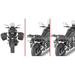 TELAIO GIVI REMOVE-X A SGANCIO RAPIDO PER BORSE MORBIDE LATERALI HONDA CB 500 X 2019-2020