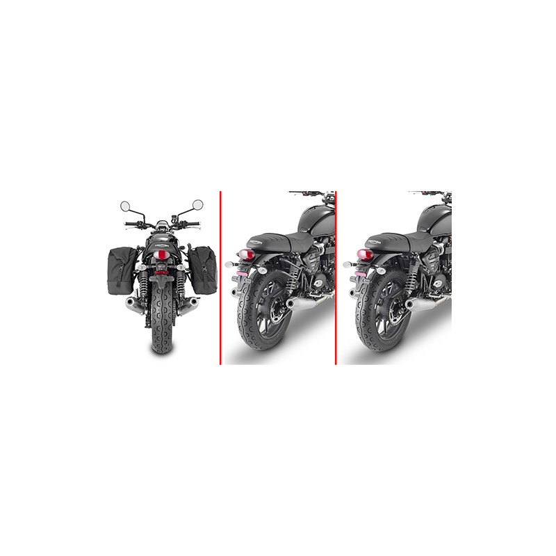 CHASIS GIVI REMOVE-X DE FIJACION RAPIDA PARA ALFORJAS BLANDAS LATERALES TRIUMPH STREET TWIN 900 2016-2019