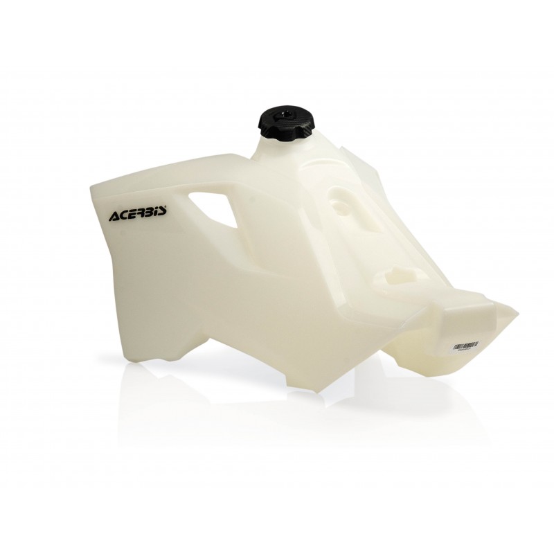 ACERBIS TANK 13 LITERS KTM EXC 125 2008-2011, SX 125 2008-2010, WHITE TRANSPARENT