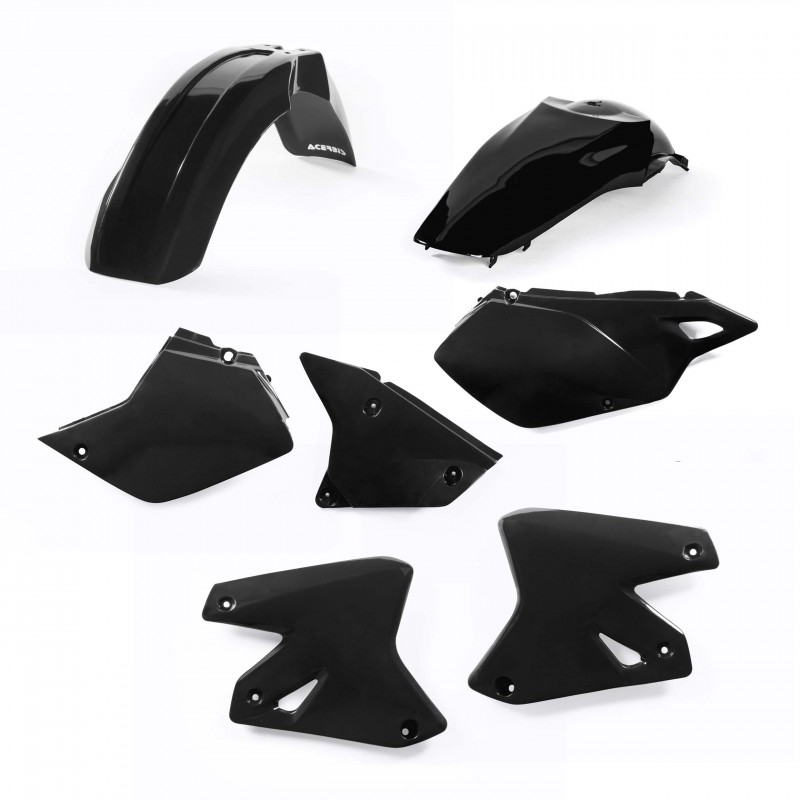 ACERBIS PLASTIC KIT SUZUKI DRZ 400 2000-2012, DRZ 400 E 2000-2012, BLACK