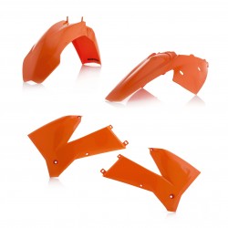 ACERBIS PLASTIC KIT KTM SX 125 2005-2006, ORANGE