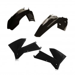 ACERBIS PLASTIK KIT KTM SX 125 2005-2006, SCHWARZ