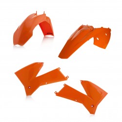 ACERBIS PLASTIC KIT KTM EXC 125 2005-2007, ORANGE