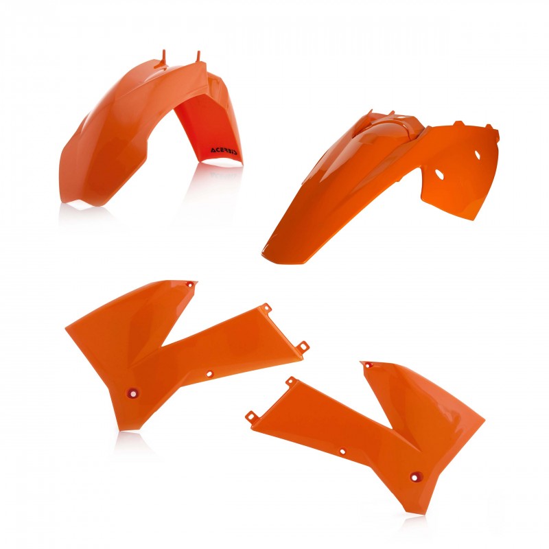 KIT DE PLÁSTICO ACERBIS KTM EXC 125 2005-2007, NARANJA