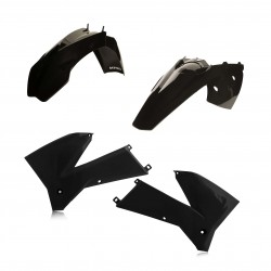 ACERBIS PLASTIK KIT KTM EXC 125 2005-2007, SCHWARZ